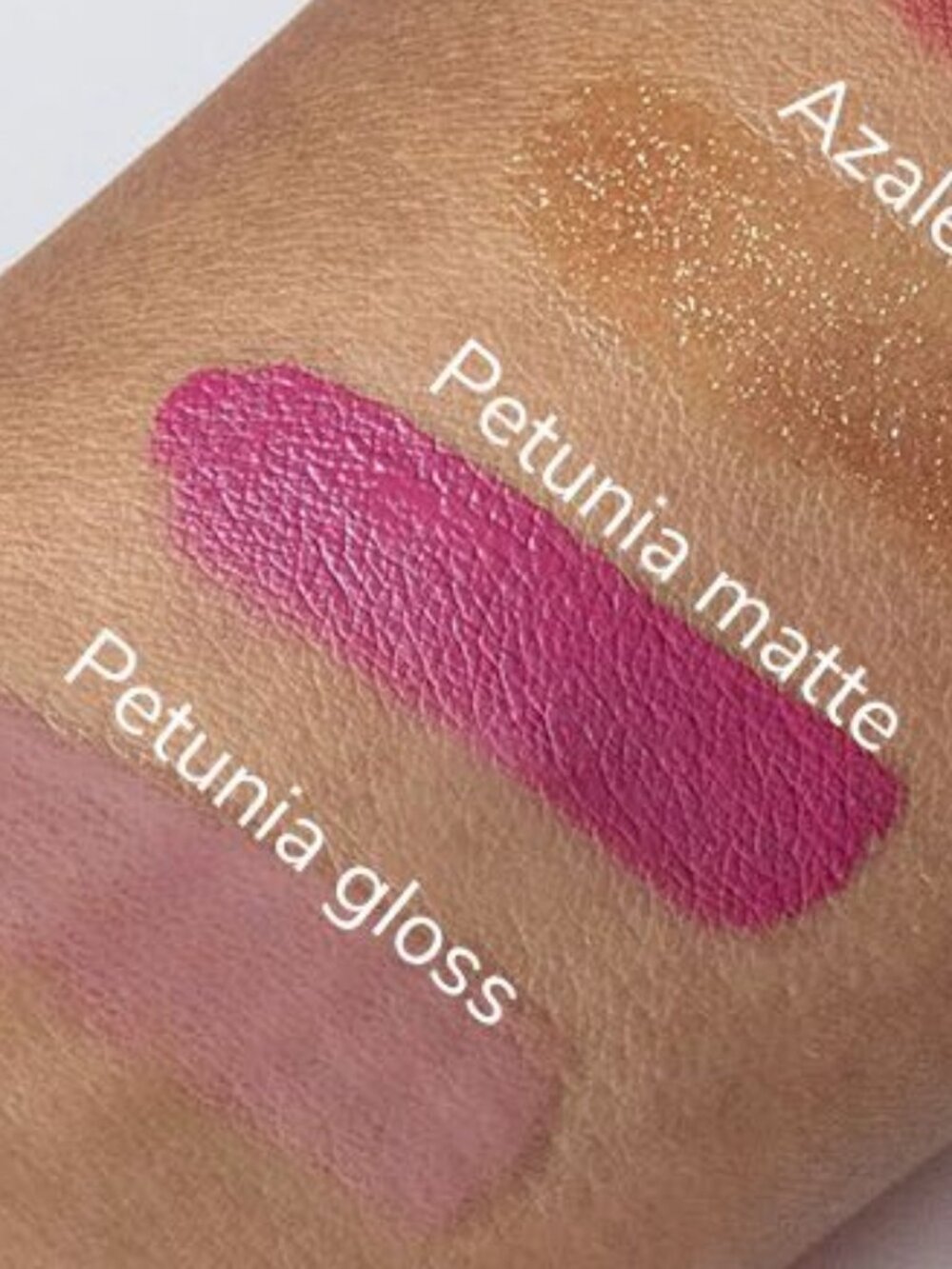 Arbonne Double Take Petunia Matte & Shine Cream Lip Duo